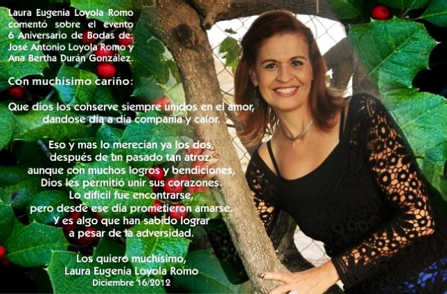 de Laurita, para Nosotros, Dic.16-2012