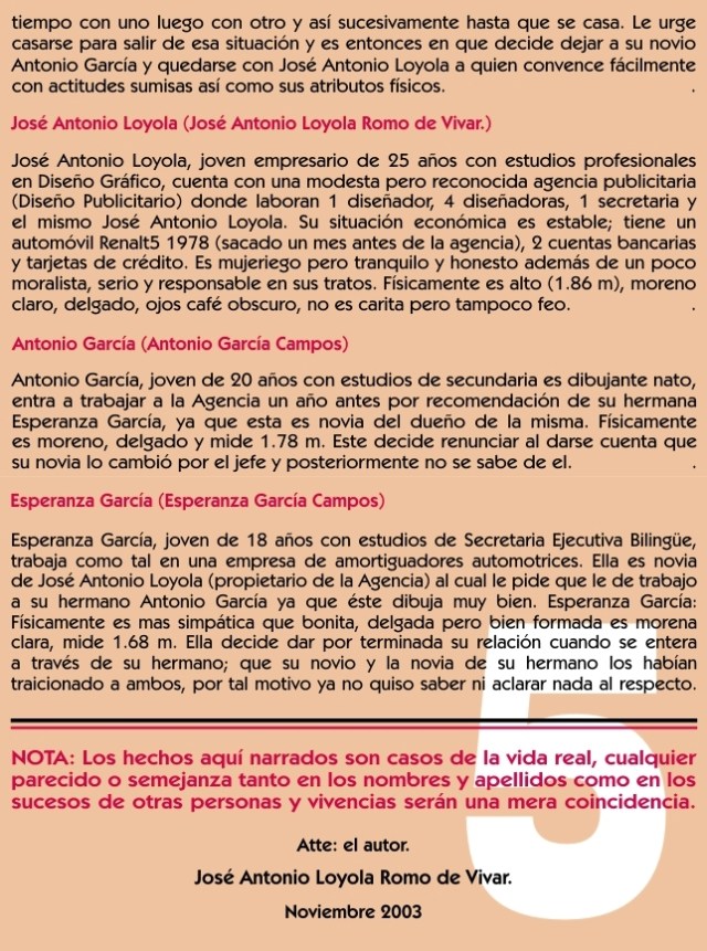 Guión Novela AMOR SIN ESPERANZA 05