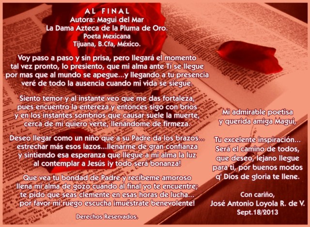 Al Final, Magui del Mar - JAL 18 09 13