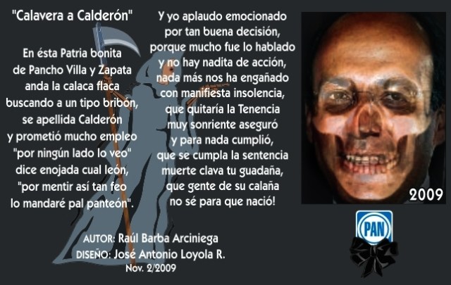 2009 11 02 Calavera a Calderón (01)