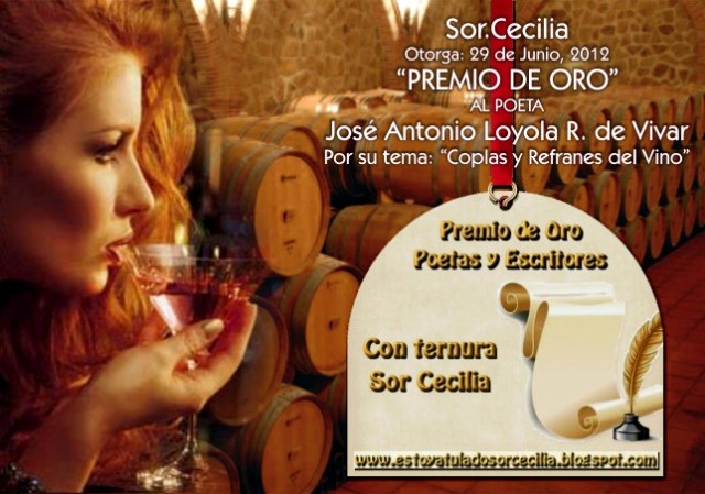 Premio de Oro de Sor.Cecilia 29-06-12